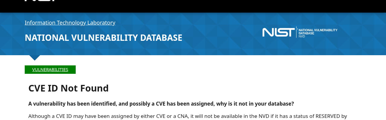 NVD에서 CVE-2026-109618 조회 시 Not Found